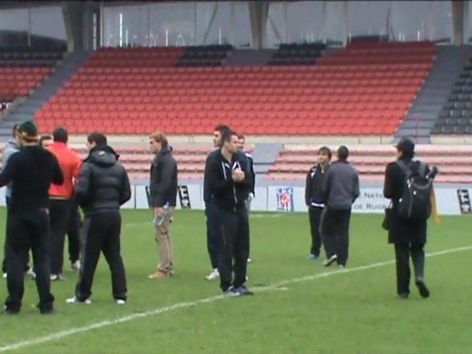 Journée type d'avant match avec les espoirs de l'USAP