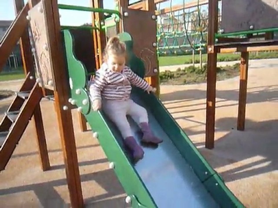 On ne se lasse pas du toboggan