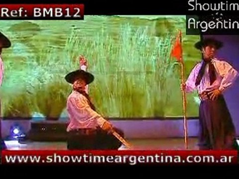 REF: BMB12 GAUCHOS MALAMBO BOLEADORAS FOLKLORE BAILARINES DANZAS - EVENTOS SHOWS THEATERS FESTIVALS CRUISES