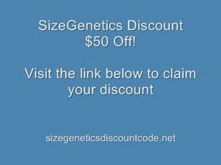 SizeGenetics Discount Code