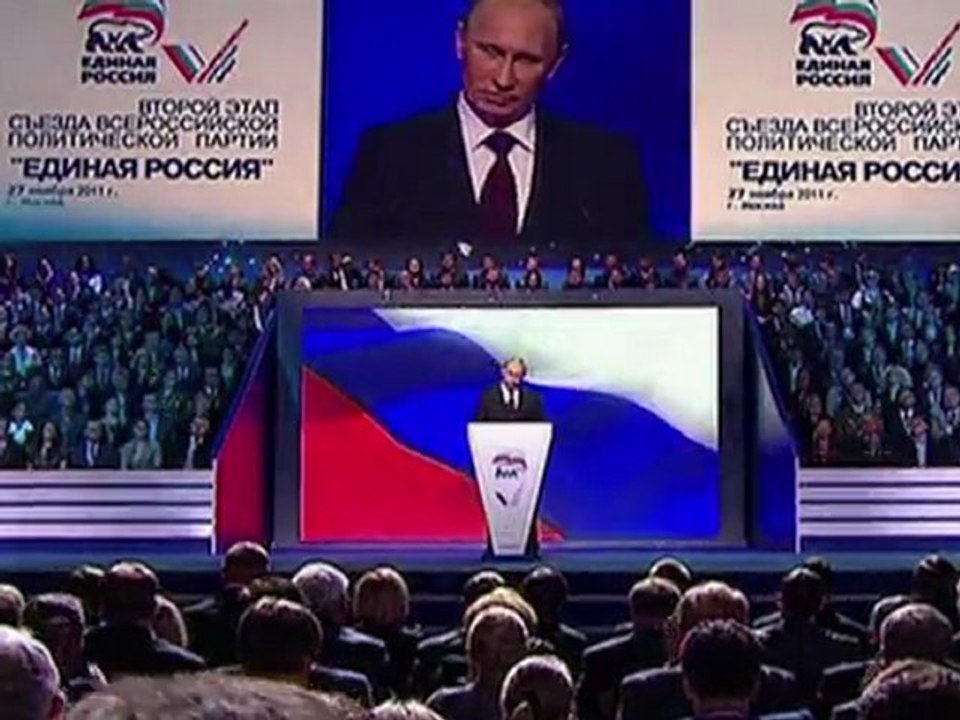 Russie: Poutine intronisé candidat à la présidentielle de 2012