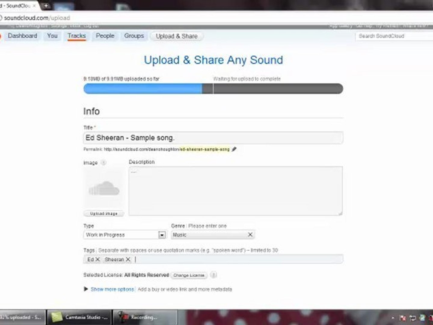 Using Soundcloud!