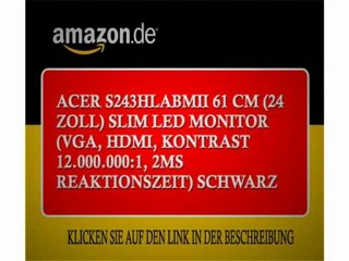Acer S243HLAbmii 61 cm (24 Zoll) slim LED Monitor