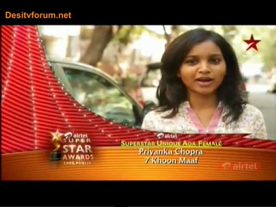 Airtel Super Star Awards - 27th November 2011 Watch Online  pt7