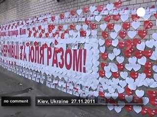 Protest outside jail on Tymoshenko's birthday - no comment