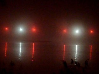 Rigny: feux d'inauguration du pont