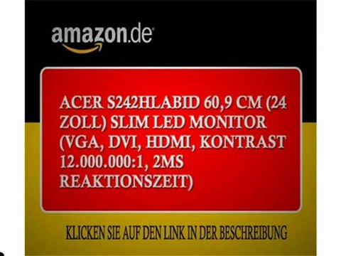 Acer S242HLABID 60,9 cm (24 Zoll) slim LED Monitor