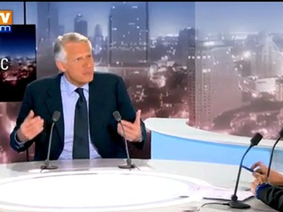 BFMTV 2012 : l’After RMC, Dominique de Villepin