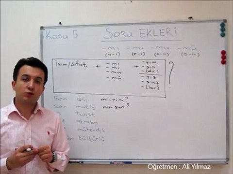 Turkish Lessons Unit 5 Question Word -Soru Eki