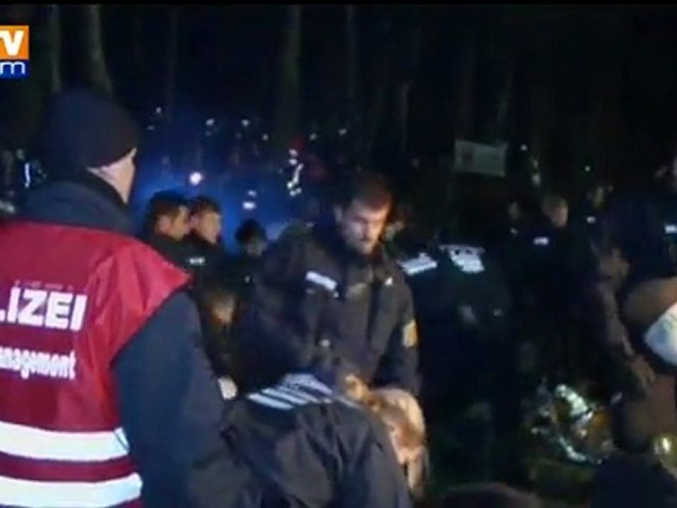 Le train de déchets nucléaires vers son terminus