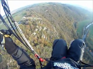 ma première vidéo de parapente St omer 26/11/2011