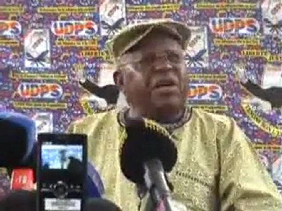 Conférence de presse de Tshisekedi du 27.11.2011