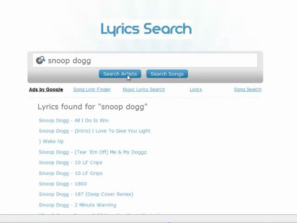 Music For downloading and also Music Lyrics Search