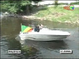 Remise des engins nautiques au groupement des gardes-frontières