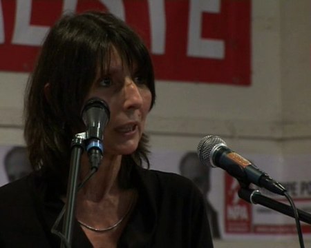Meeting du NPA: intervention de Christine Poupin