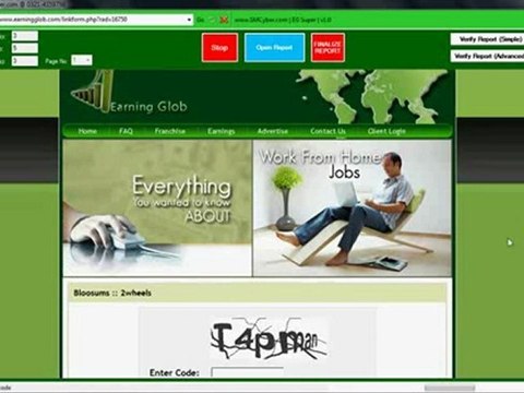 EG Super - Earning glob data entry software