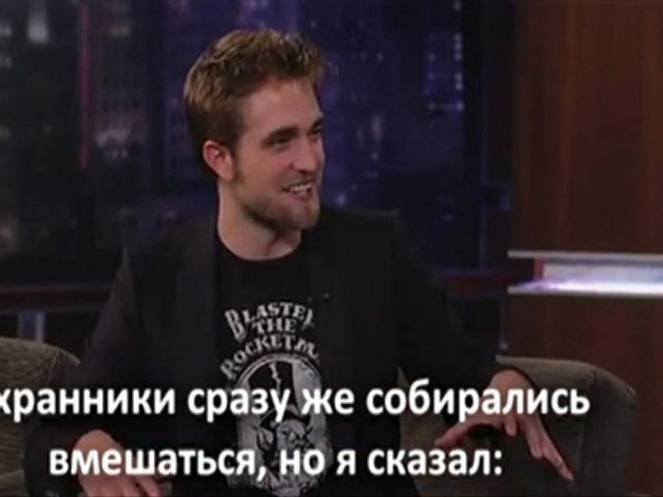 Robert Pattinson on Jimmy Kimmel Live PART 2