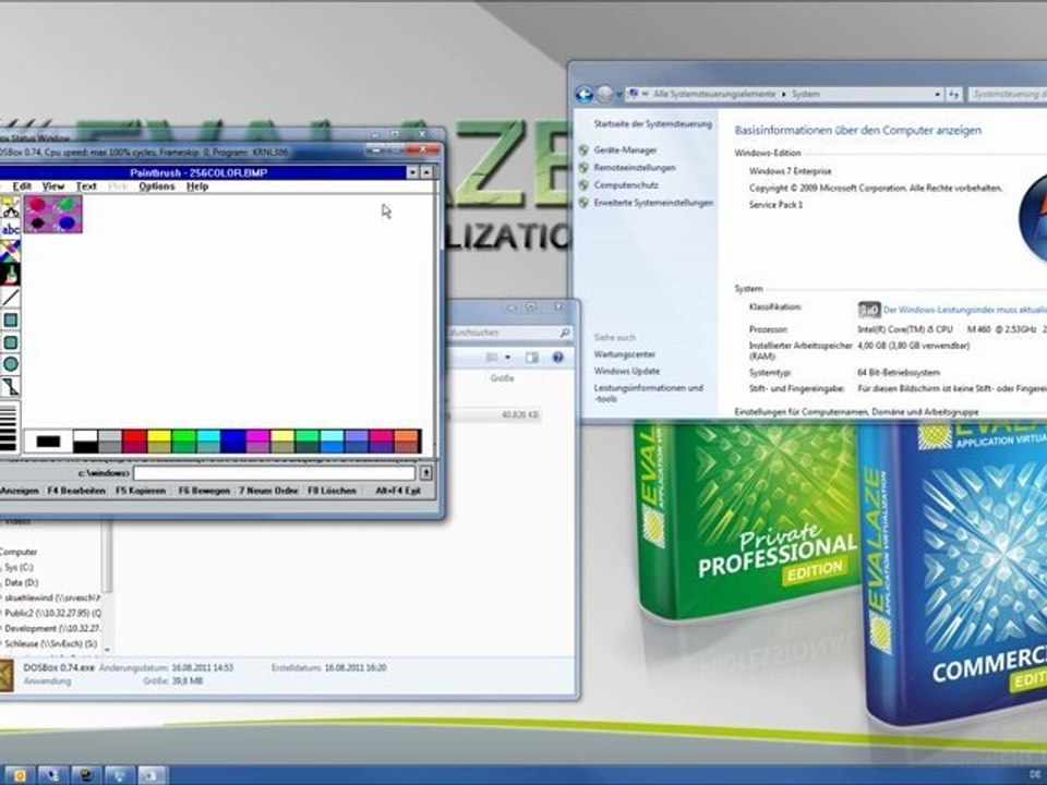 Anwendungsvirtualisierung 16Bit unter Windows 7 64Bit