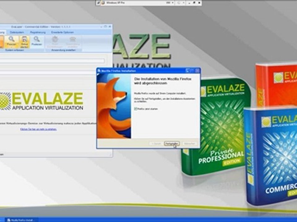 Evalaze Applikations Virtualisierung
