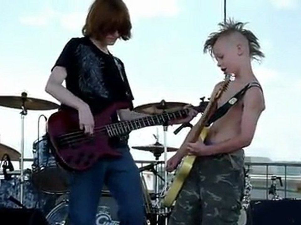 9 Year Old - Crazy Train Cover