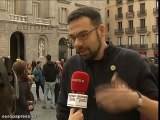 Protestan en Barcelona contra los recortes