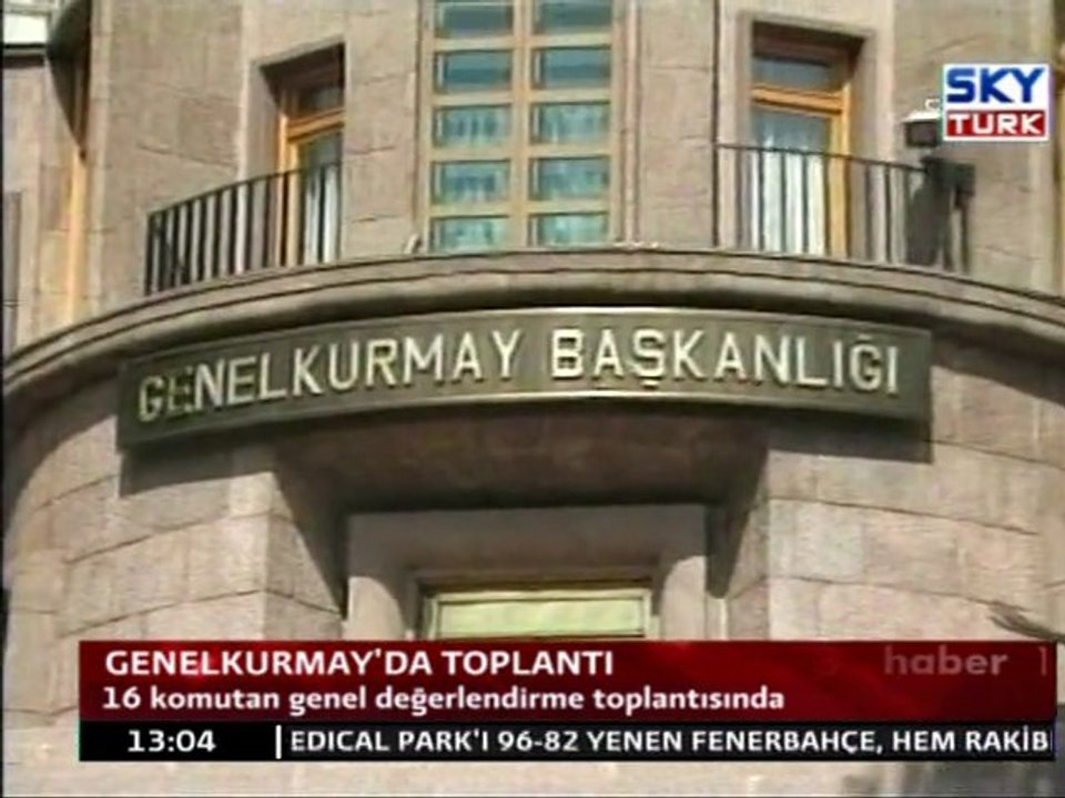 Genelkurmay'da Toplantı