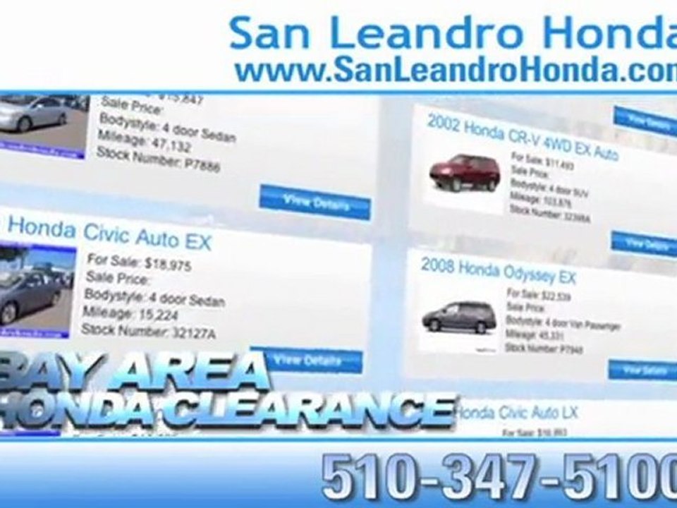 Honda CRV Dealership Specials - San Francisco, CA