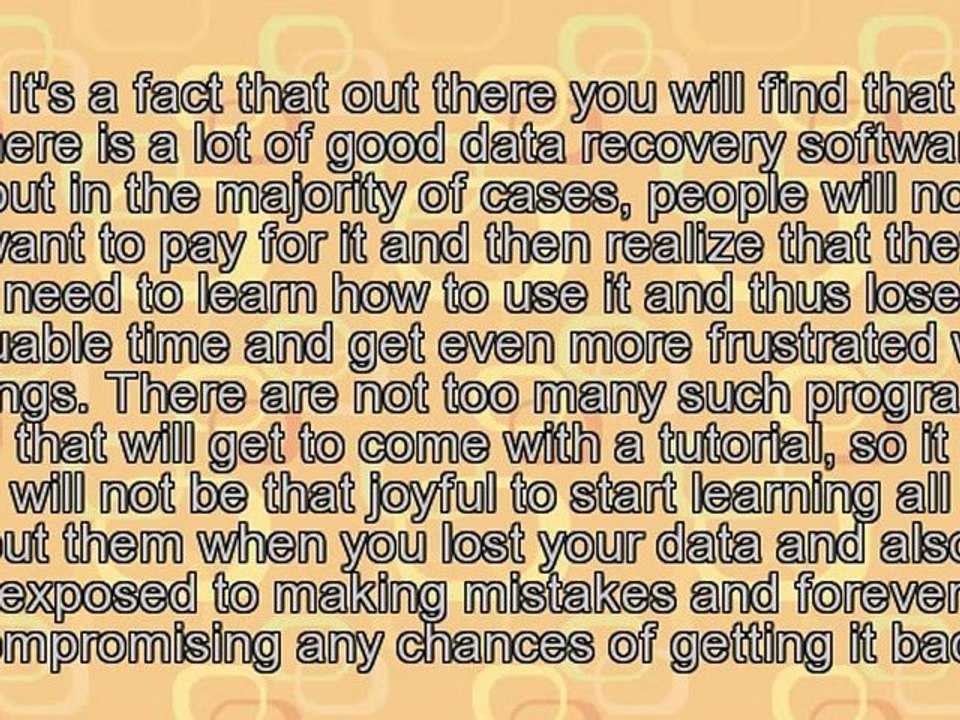 Learn more about data recovery