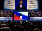 Vladimir Putin accepts presidential nomination