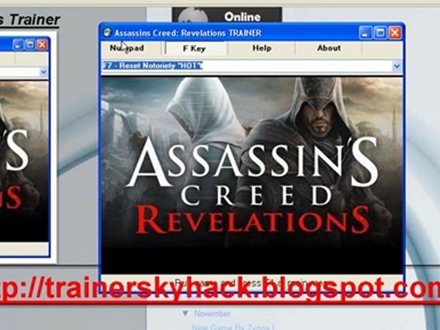 Assassins Creed Revelations Trainer [ Working Trainer ] - Video.