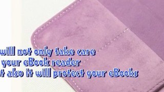 Purple Leather Soul Cover Case Amazon Kindle 3 3G Light