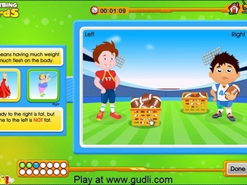 Grammar Games for Kids | Word Game | Word Meanings | Adjectives | Vocabulary Games