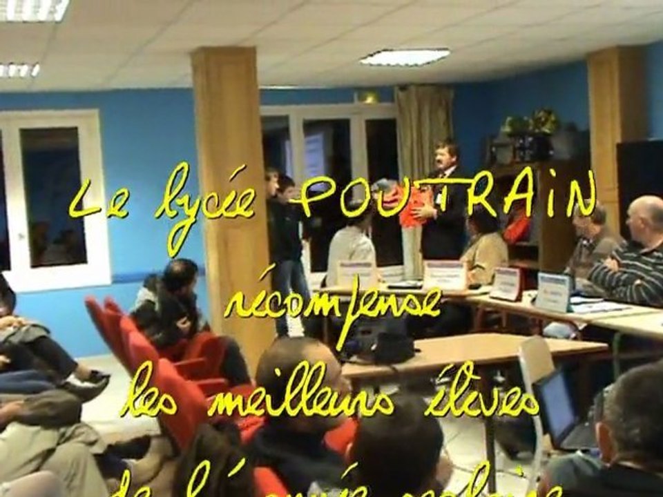 Le lycée POUTRAIN recompense les élèves (2011-2012)