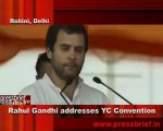 Congress leader Rahul Gandhi addresses Youth Congress Convention