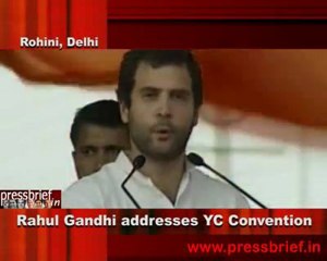 Congress leader Rahul Gandhi addresses Youth Congress Convention