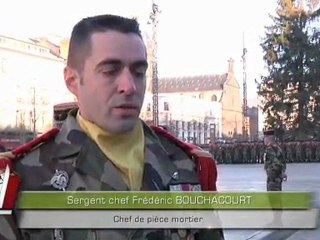 Cérémonie de création du GTIA du 92e régiment d'infanterie "Wild Geese"