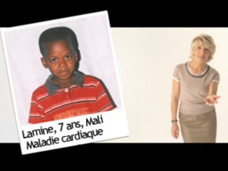 Evelyne Dhéliat s'engage pour Lamine