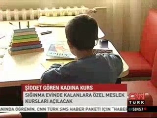 ŞİDDET GÖREN KADINA KURS