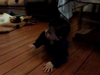 joujou marche a quatre pattes