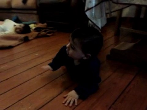 joujou marche a quatre pattes