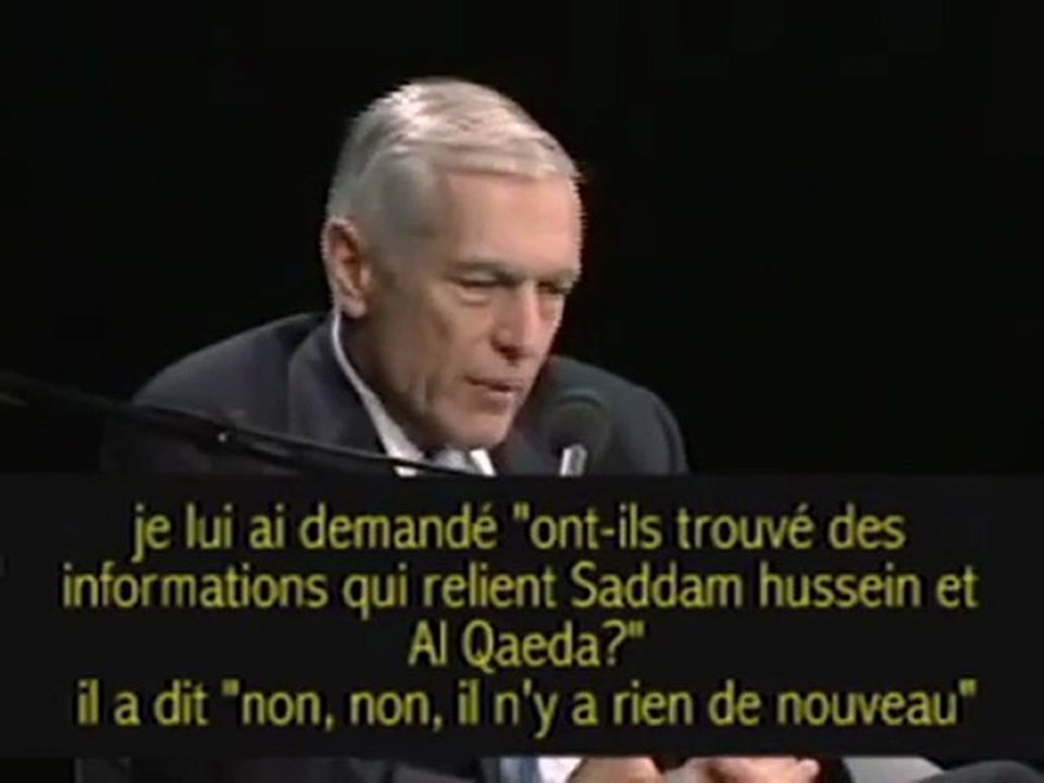 02-03-2007 - Wesley Clark - L'origine des guerres en Irak et en Libye (sous-titres français) - (3)