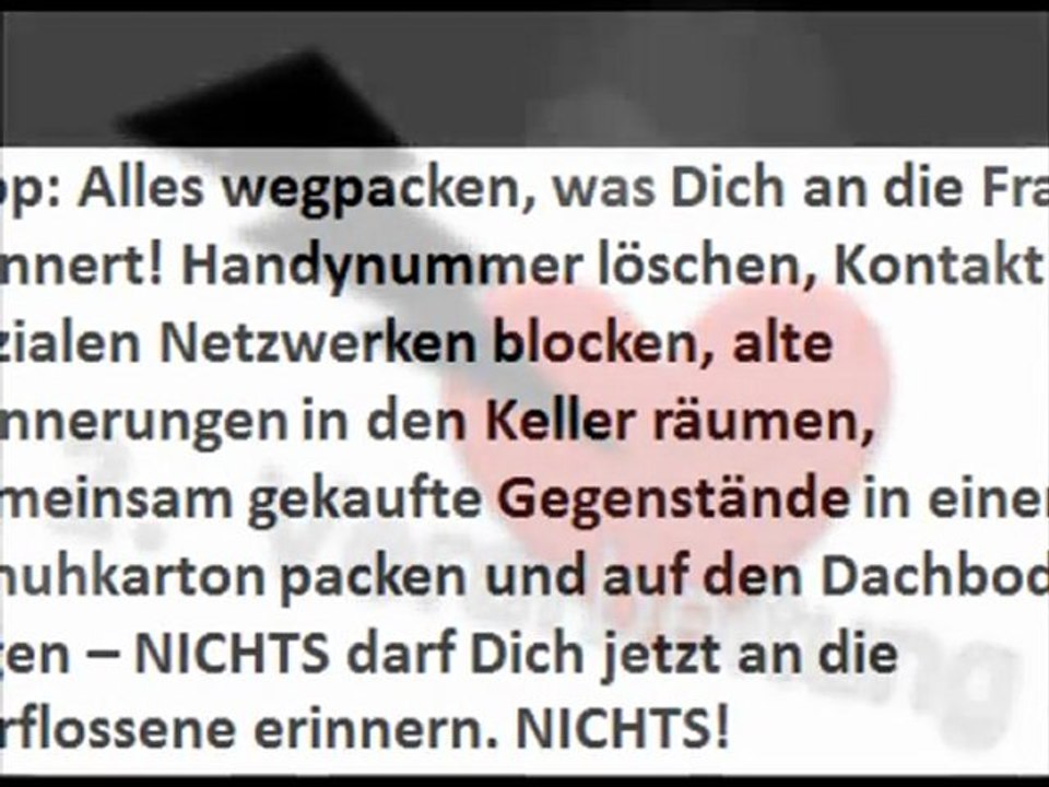 Liebeskummer überwinden - Praktische Tipps gegen Liebeskummer