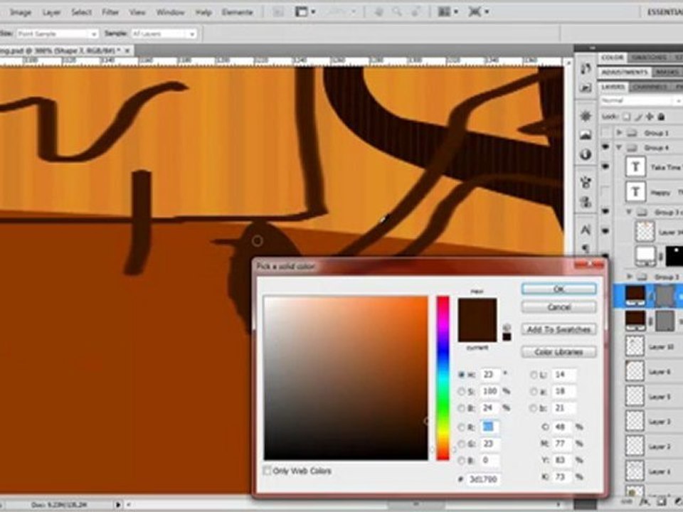 Photoshop CS5 Tutorial. How to Design a Thanksgiving WordPress Theme. Part 1
