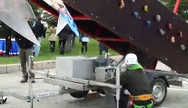 Seyyar - Mobil Tırmanış Duvarı kurulumu