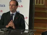 Intervention de François Hollande lors des états généraux des élus locaux contre le SIDA