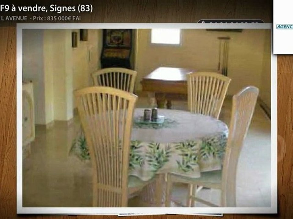 Maison F9 à vendre, Signes (83)