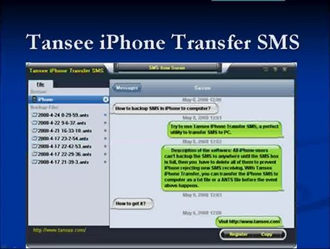 Tansee iPhone Transfer SMS