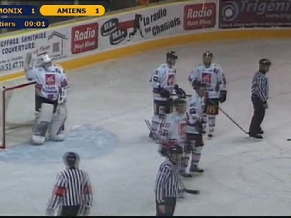 Chamonix contre Amiens 3ème tiers