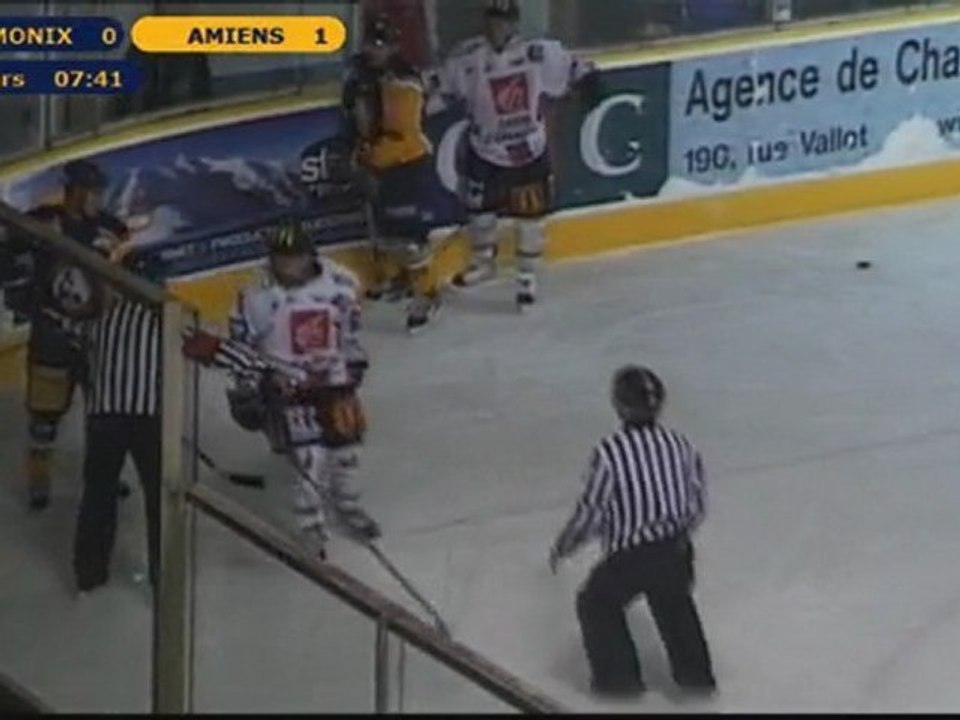 Chamonix contre Amiens 1er tiers