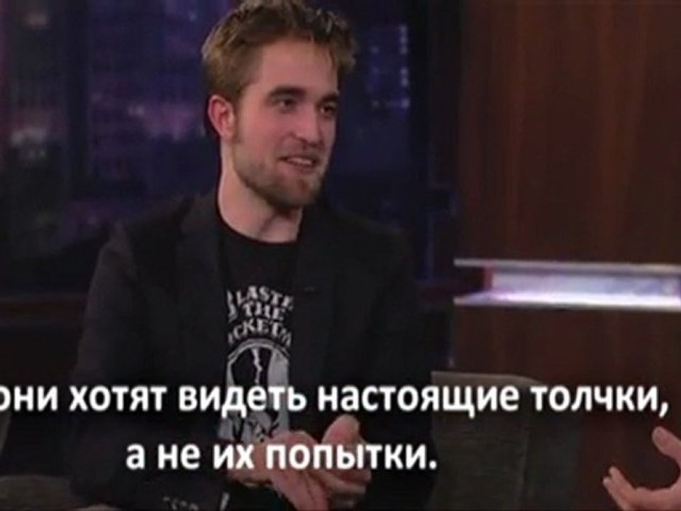 Robert Pattinson on Jimmy Kimmel Live PART 3